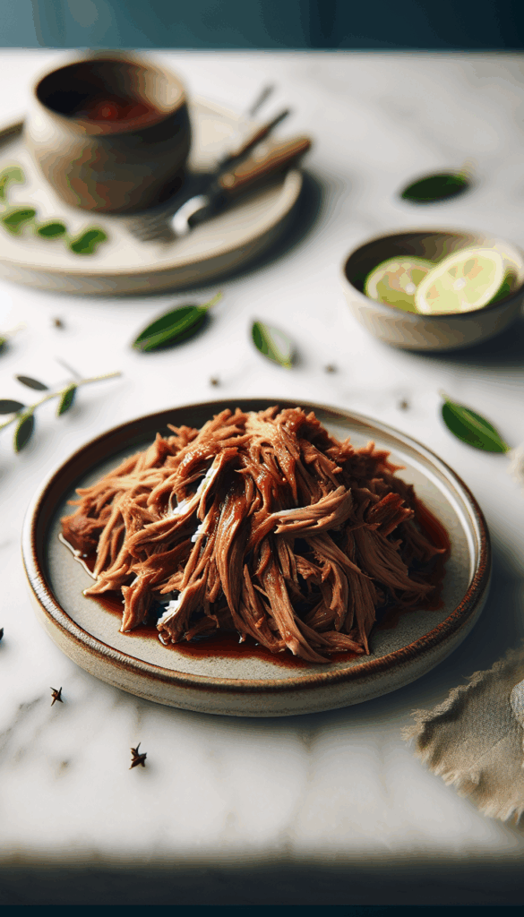 Mouthwatering Slow Cooked Pulled Pork Perfection – close-up, Pinterest-ready plated recipe photo