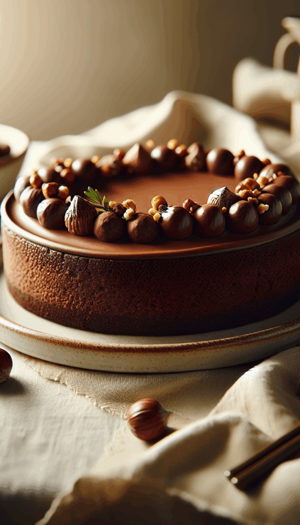Fall in Love with Decadent Chocolate Hazelnut Torte – close-up, Pinterest-ready plated recipe photo
