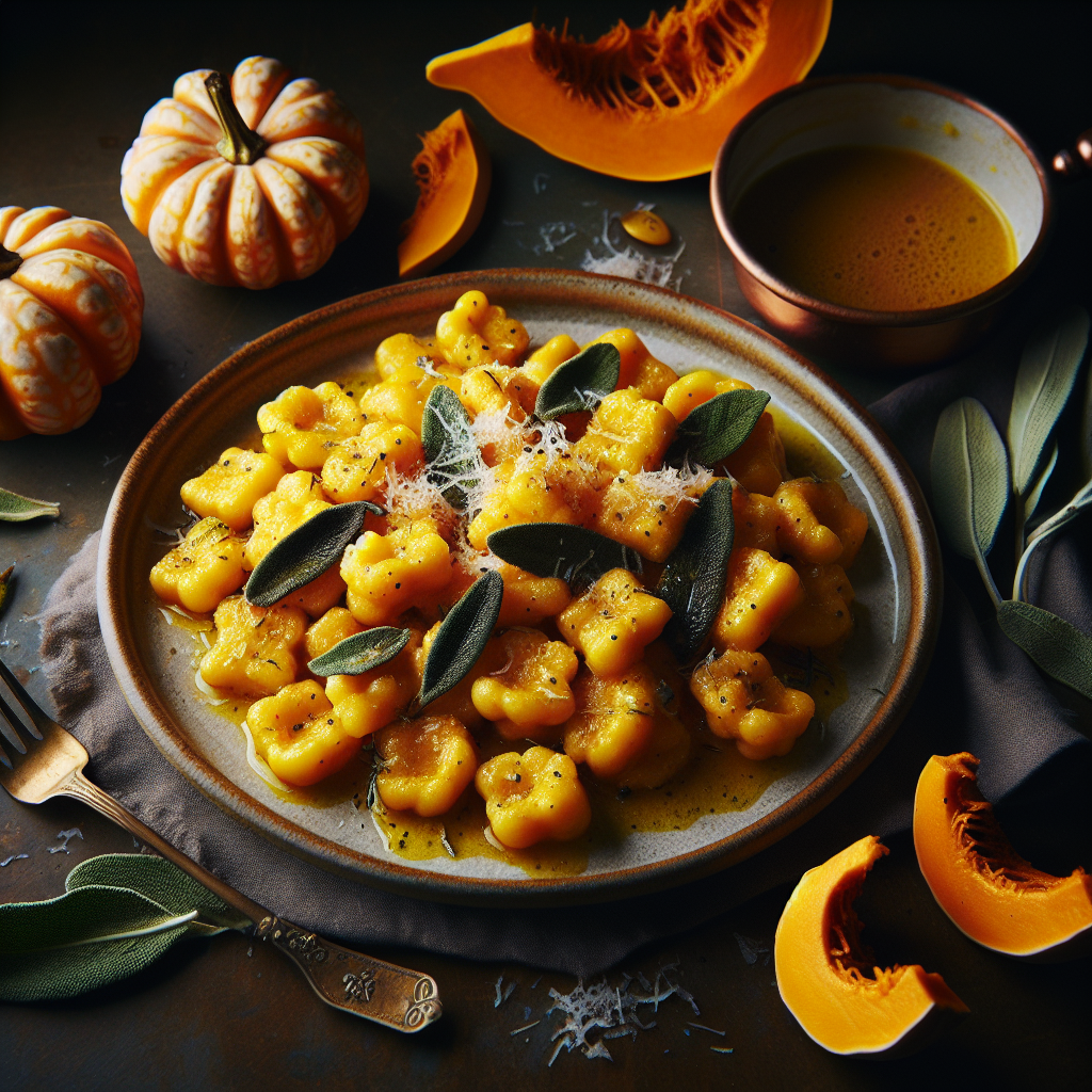 Handmade Pumpkin Gnocchi with Sage Brown Butter Sauce: A Cozy, Budget-Friendly D