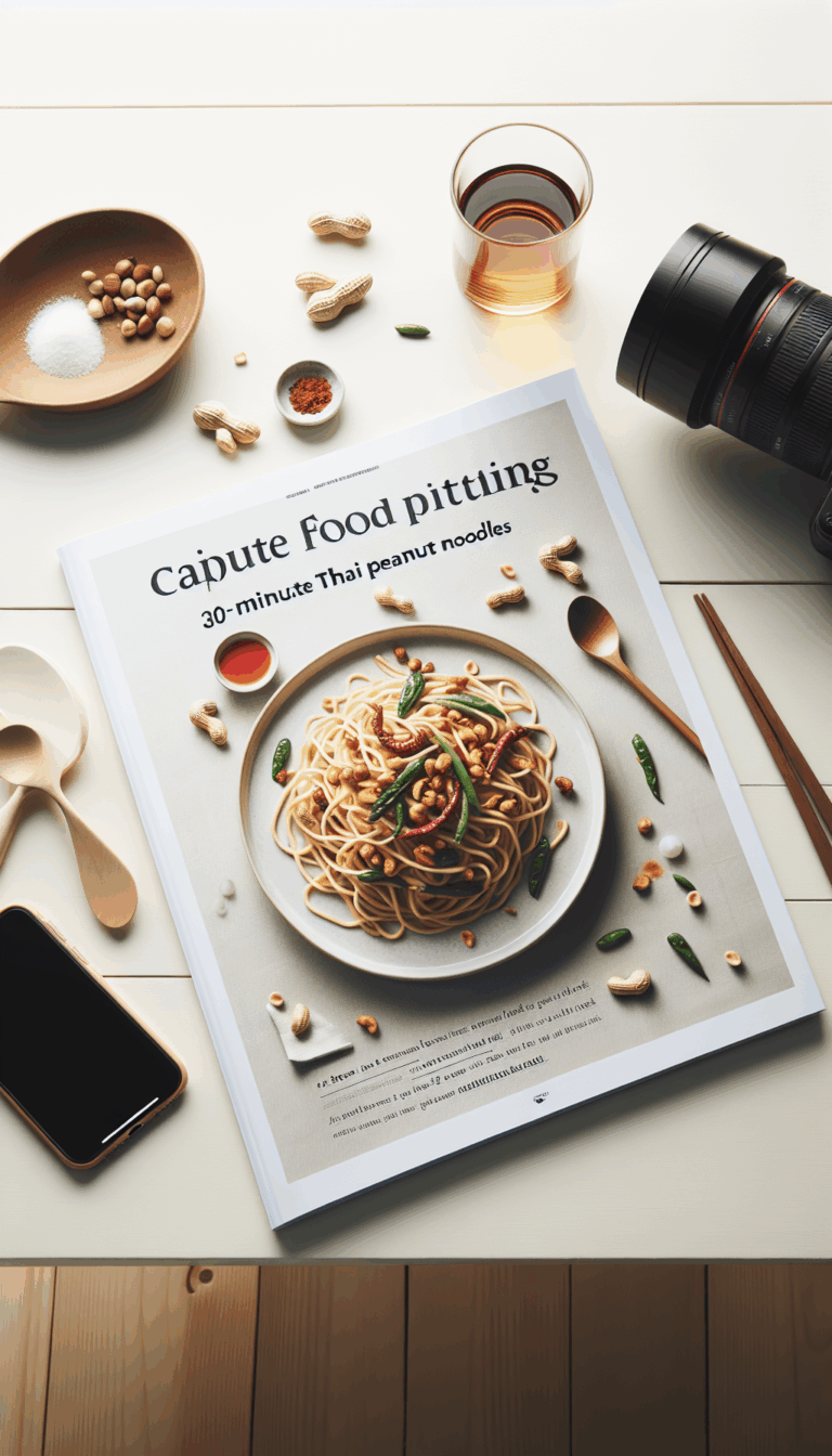 30-Minute Thai Peanut Noodles: A Spicy Twist on Dinner – easy budget-friendly recipe for Pinterest, meal prep, and family dinners.