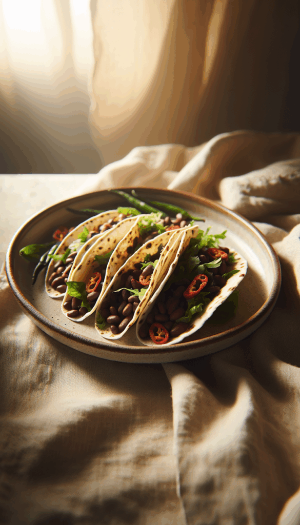 Spice It Up: Smoky Chipotle Black Bean Tacos – close-up, Pinterest-ready plated recipe photo