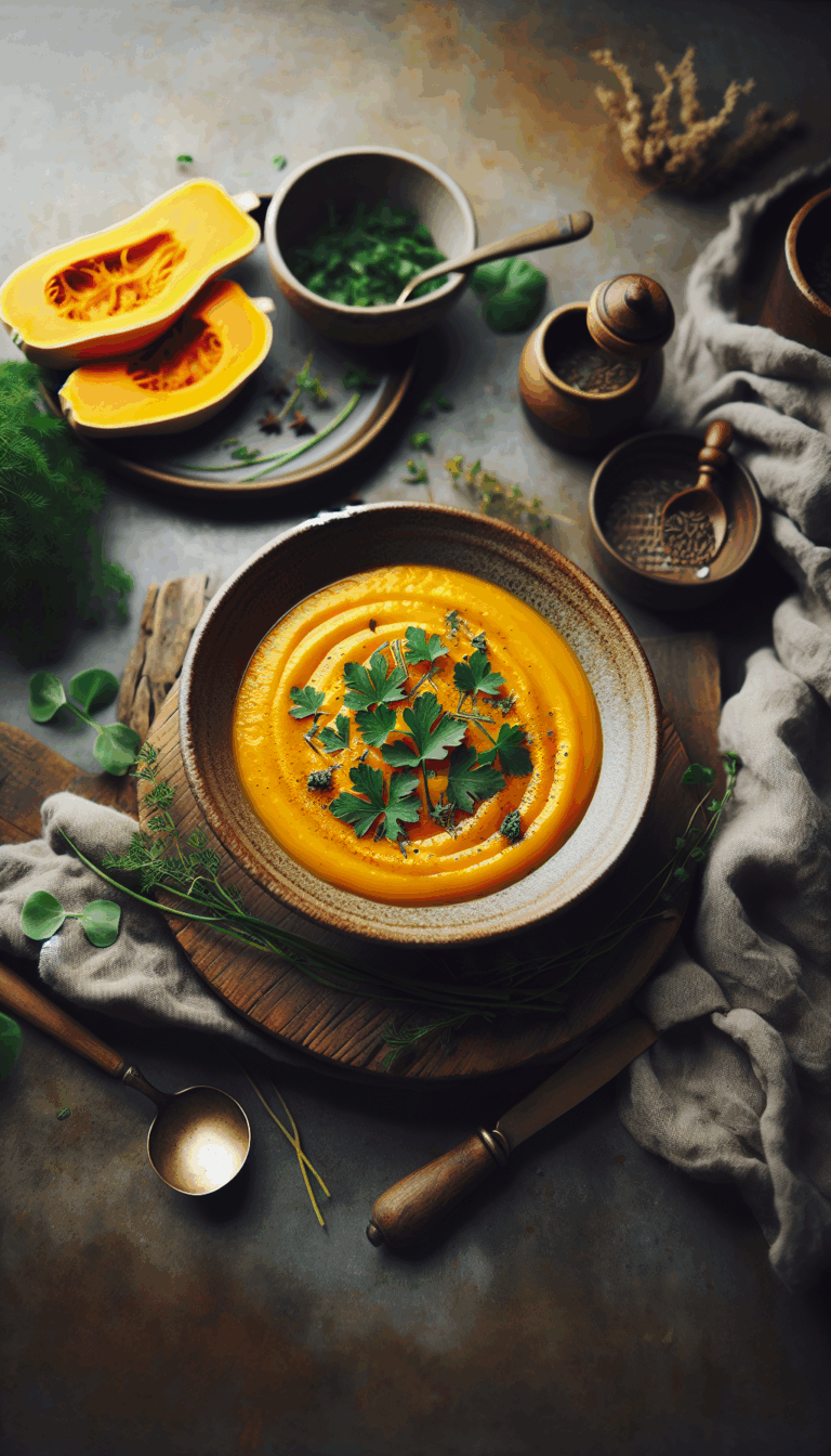 Fall in Love with This Velvety Butternut Squash Soup Recipe – easy budget-friendly recipe for Pinterest, meal prep, and family dinners.