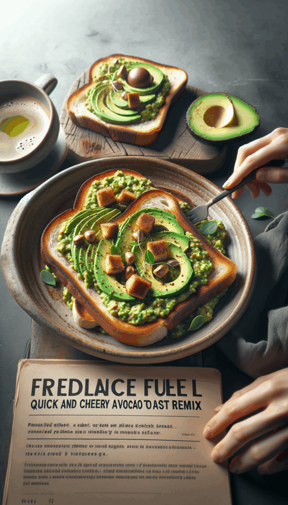 Freelance Fuel: Quick and Cheery Avocado Toast Remix