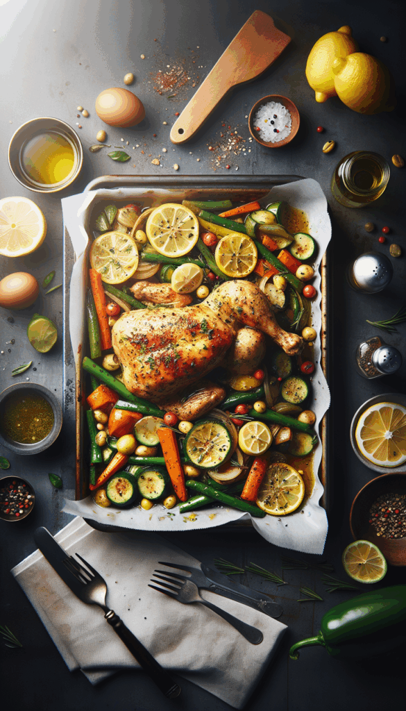 One-Pan Lemon Herb Chicken and Veggies for Busy Nights – easy budget-friendly recipe for Pinterest, meal prep, and family dinners.