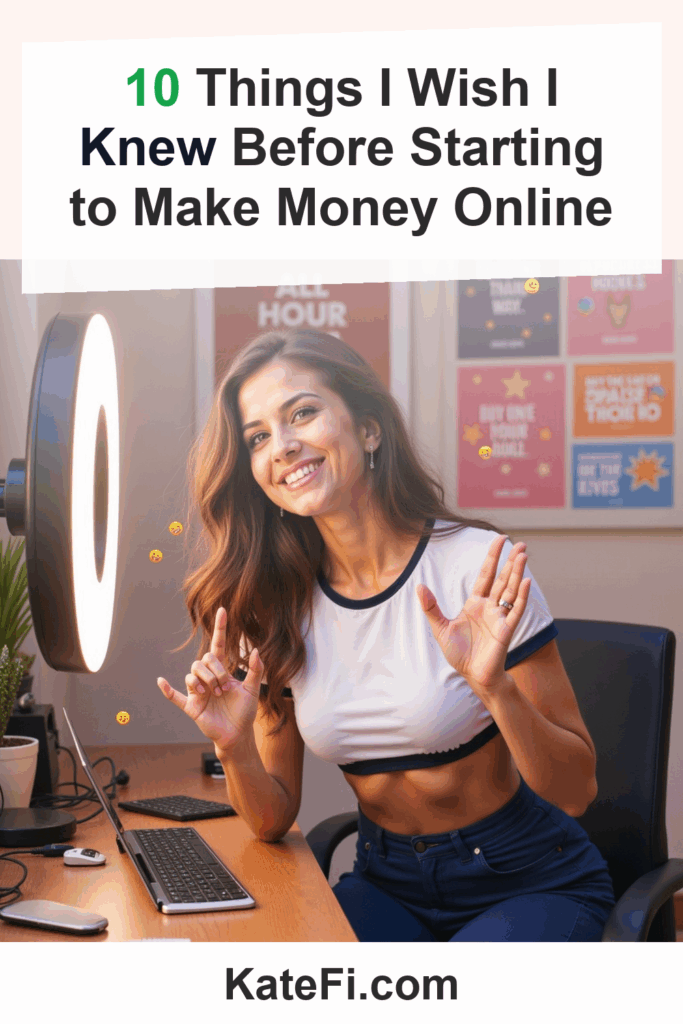 10 Things I Wish I Knew Before Starting to Make Money Online – Pinterest cover