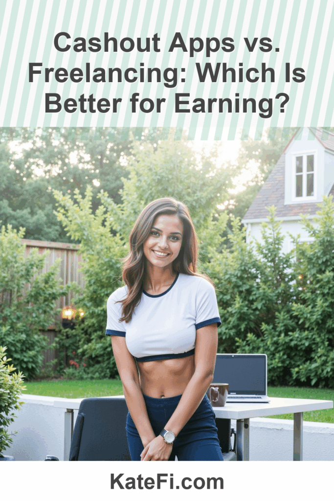 Cashout Apps vs. Freelancing: Which Is Better for Earning? – Pinterest cover