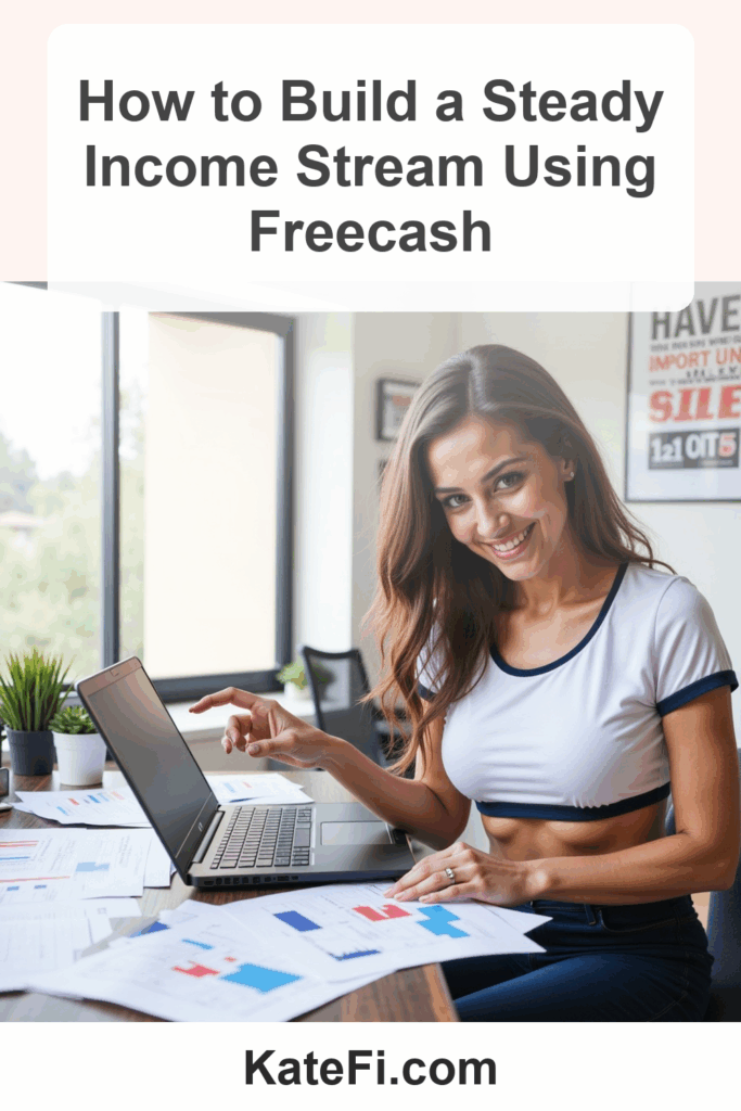 How to Build a Steady Income Stream Using Freecash – Pinterest cover
