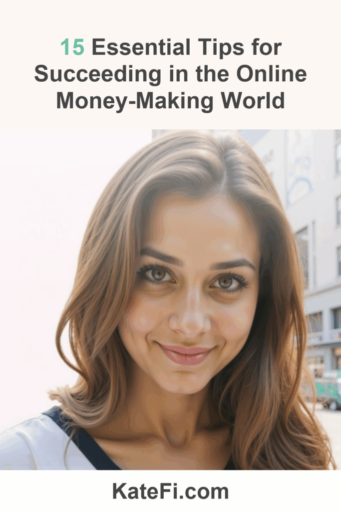 15 Essential Tips for Succeeding in the Online Money-Making World – Pinterest cover