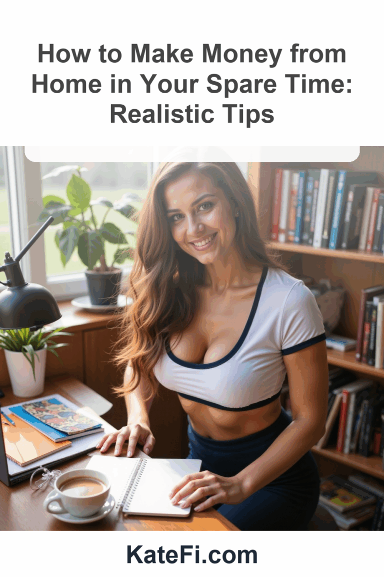 How to Make Money from Home in Your Spare Time: Realistic Tips – Pinterest cover