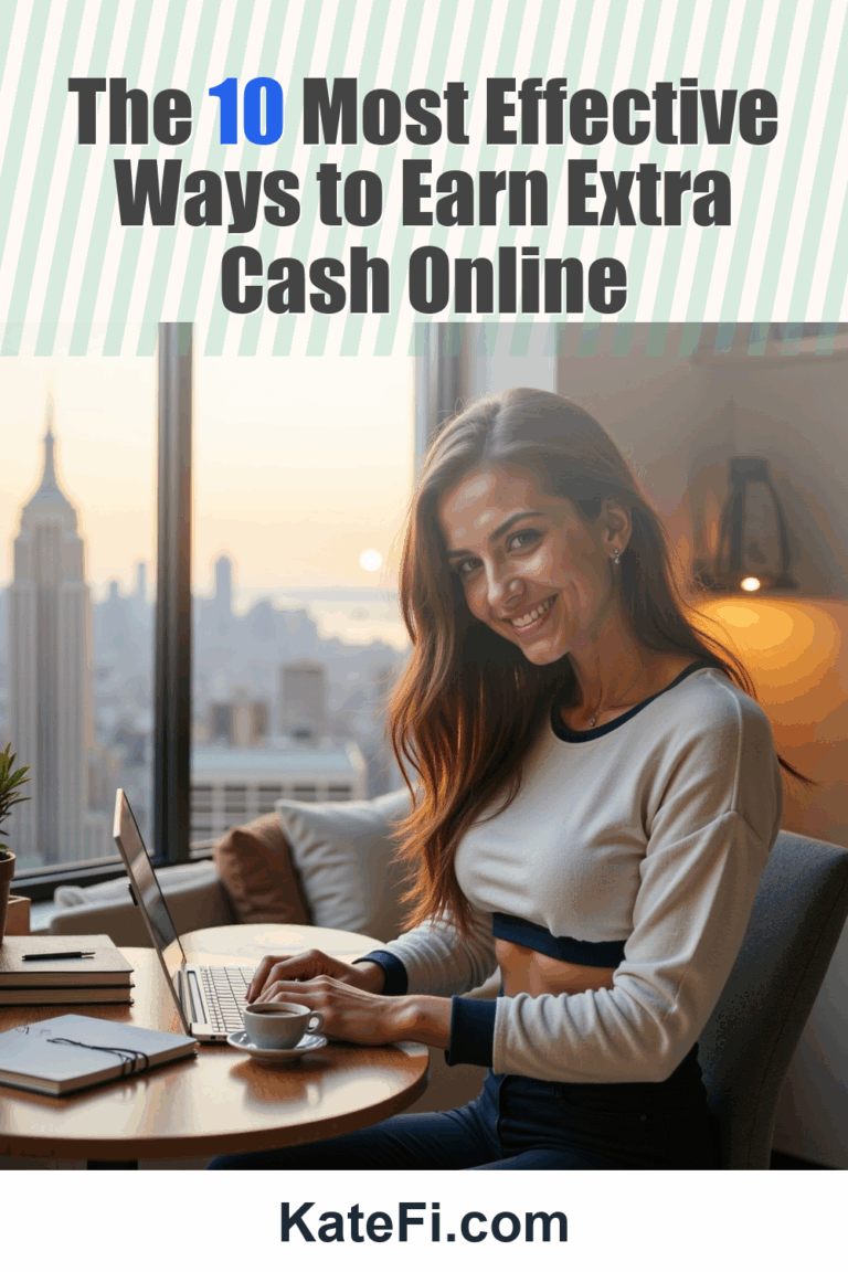 The 10 Most Effective Ways to Earn Extra Cash Online – Pinterest cover