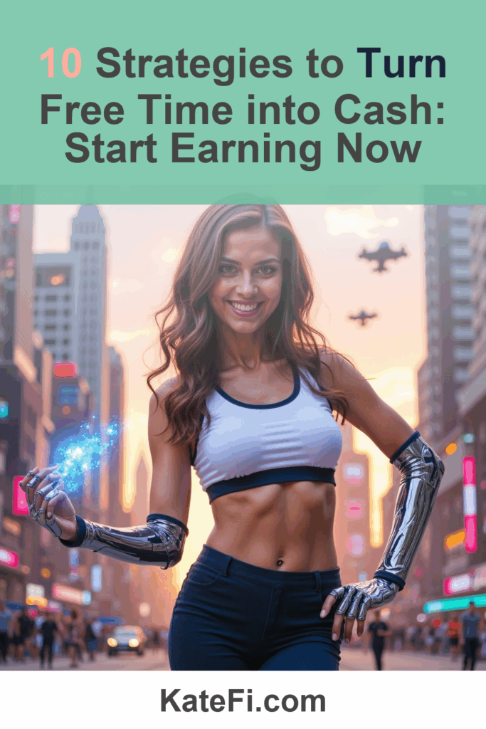10 Strategies to Turn Free Time into Cash: Start Earning Now – Pinterest cover