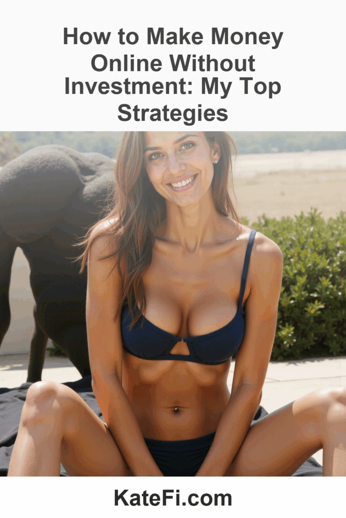 How to Make Money Online Without Investment: My Top Strategies – Pinterest cover