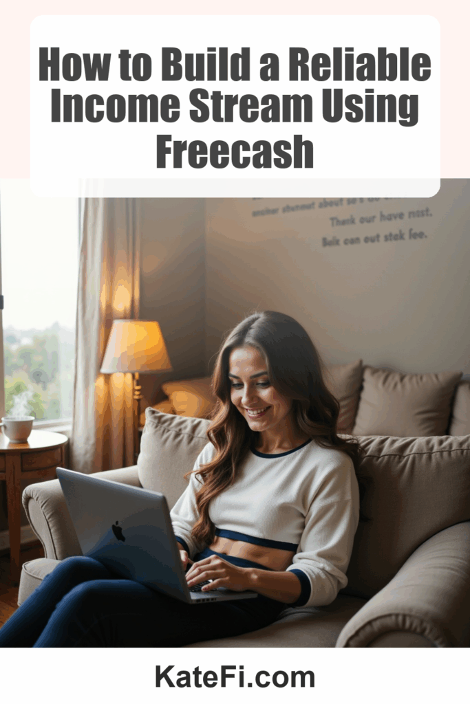 How to Build a Reliable Income Stream Using Freecash – Pinterest cover