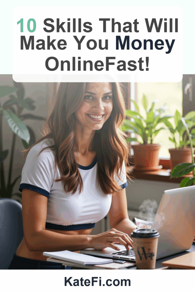 10 Skills That Will Make You Money OnlineFast! – Pinterest cover