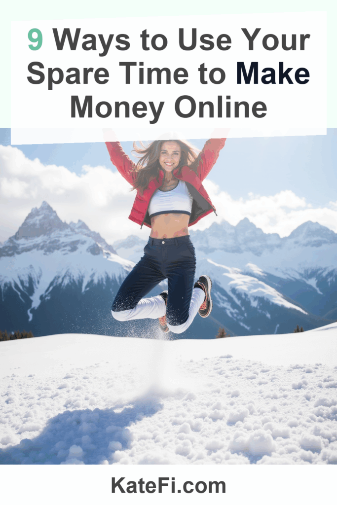 9 Ways to Use Your Spare Time to Make Money Online – Pinterest cover
