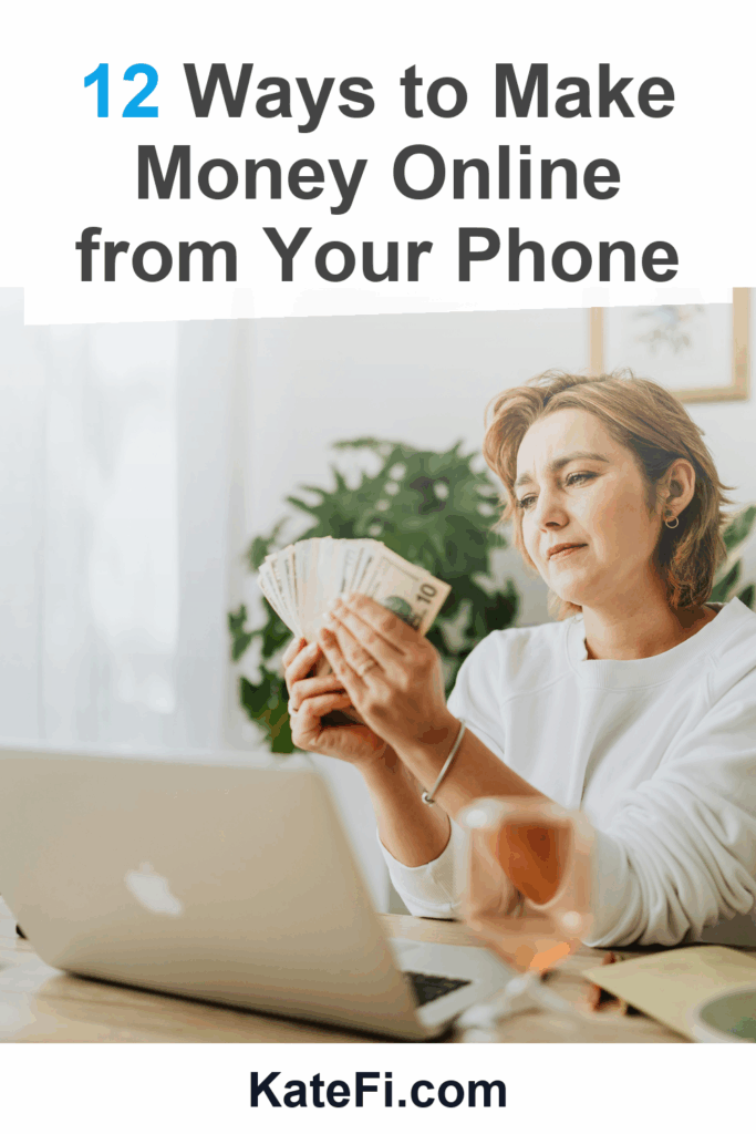 12 Ways to Make Money Online from Your Phone – Pinterest cover