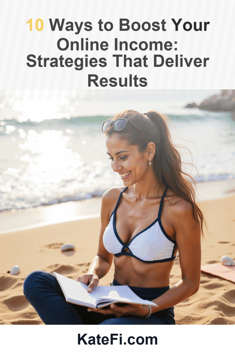 10 Ways to Boost Your Online Income: Strategies That Deliver Results – Pinterest cover