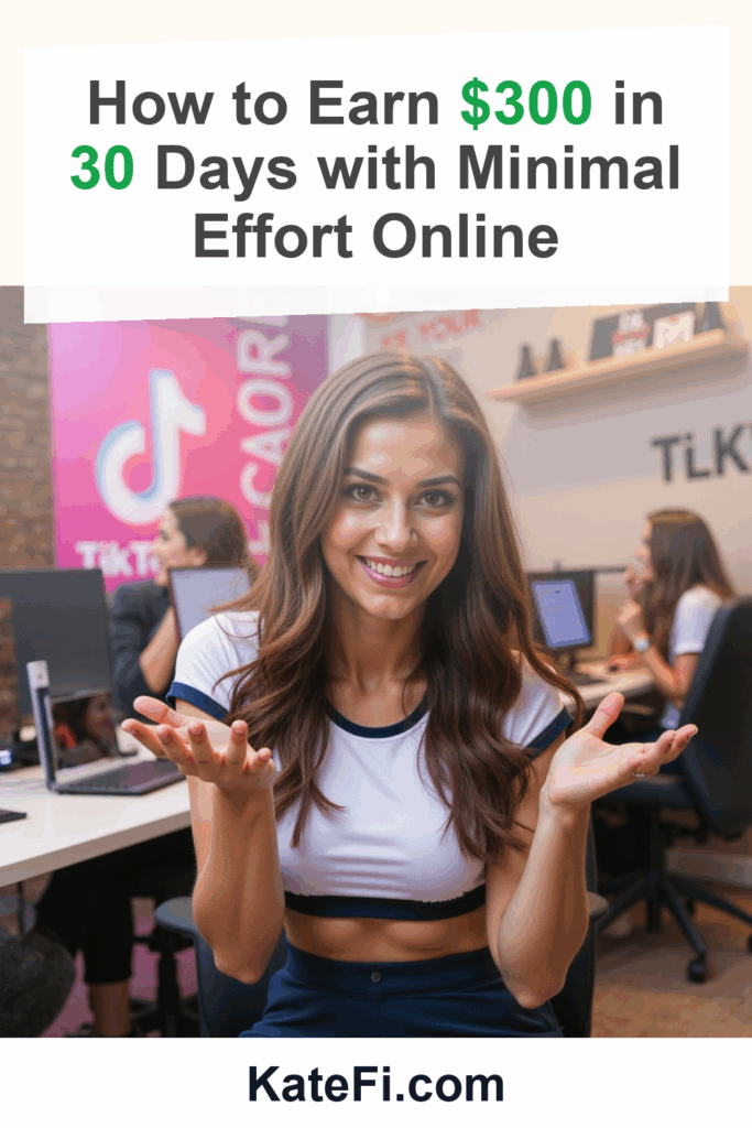 How to Earn $300 in 30 Days with Minimal Effort Online – Pinterest cover