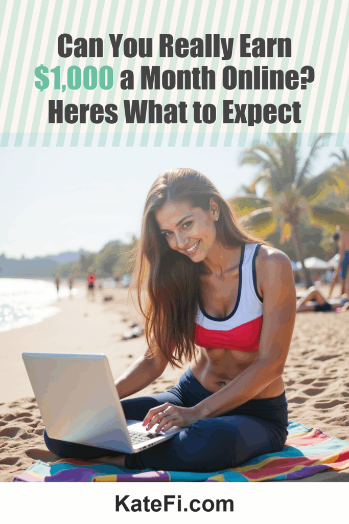 Can You Really Earn $1,000 a Month Online? Heres What to Expect – Pinterest cover