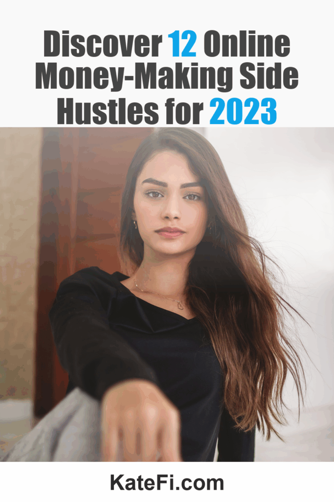 Discover 12 Online Money-Making Side Hustles for 2023 – Pinterest cover