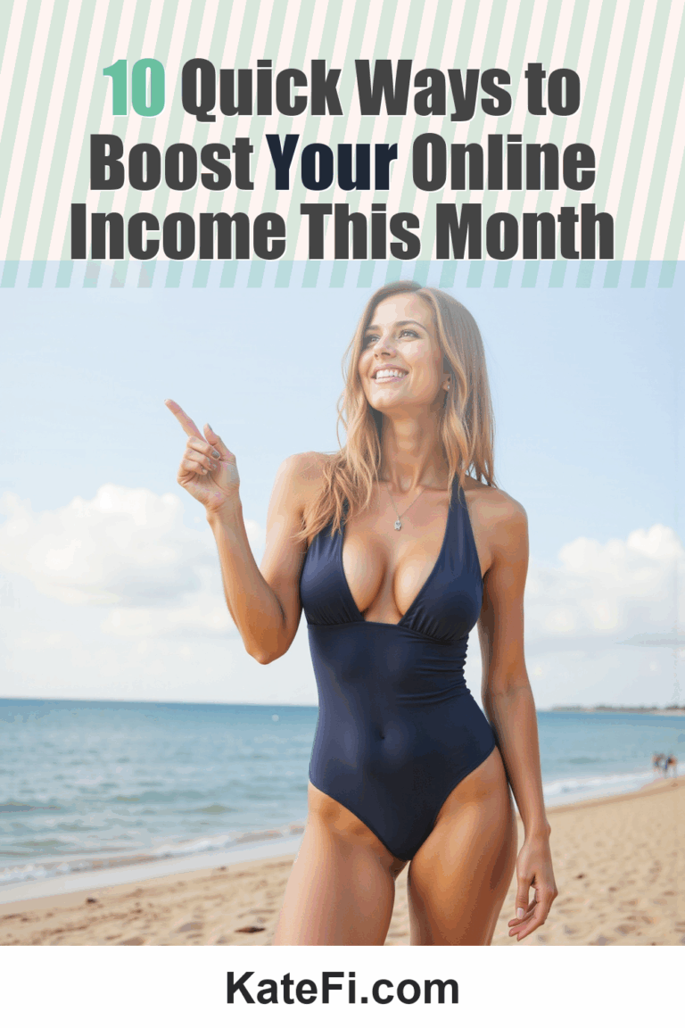 10 Quick Ways to Boost Your Online Income This Month – Pinterest cover