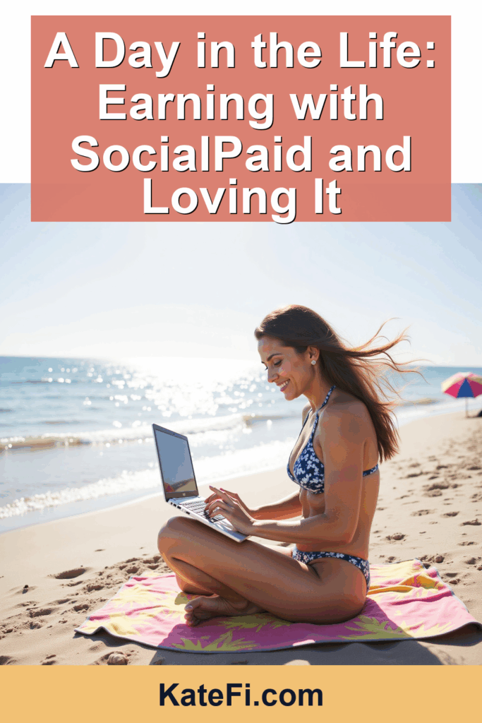 A Day in the Life: Earning with SocialPaid and Loving It – Pinterest cover