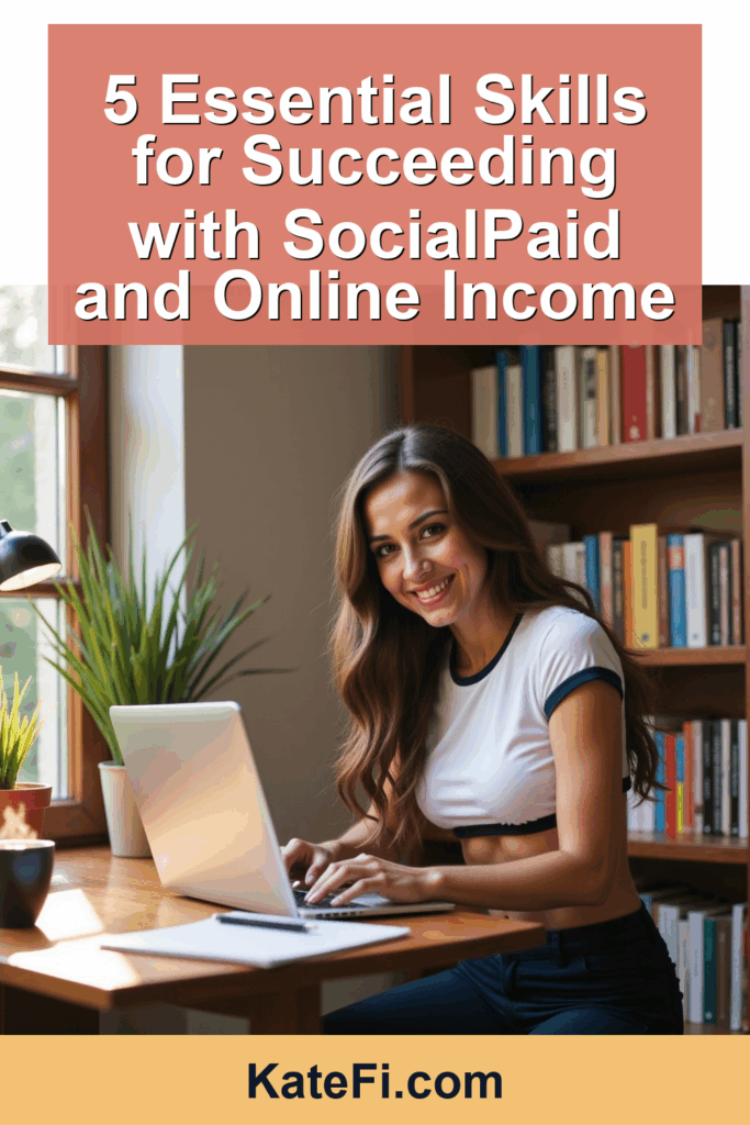 5 Essential Skills for Succeeding with SocialPaid and Online Income – Pinterest cover