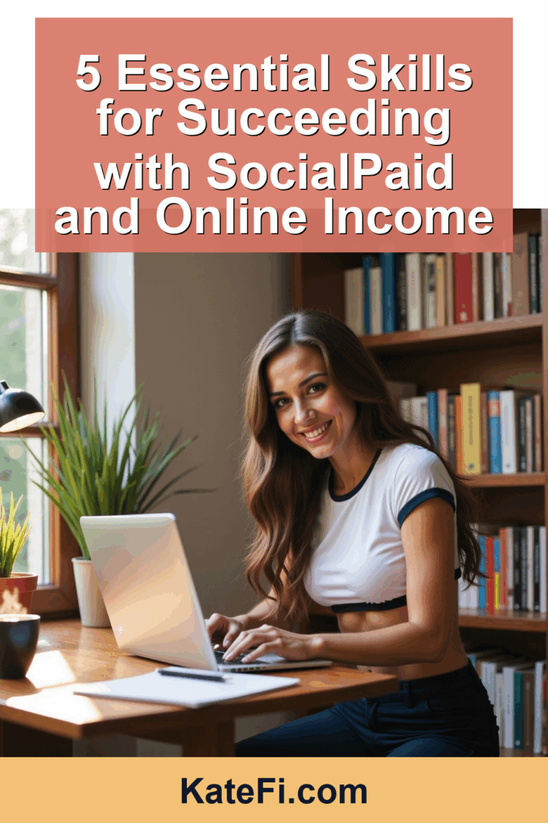 5 Essential Skills for Succeeding with SocialPaid and Online Income – Pinterest cover