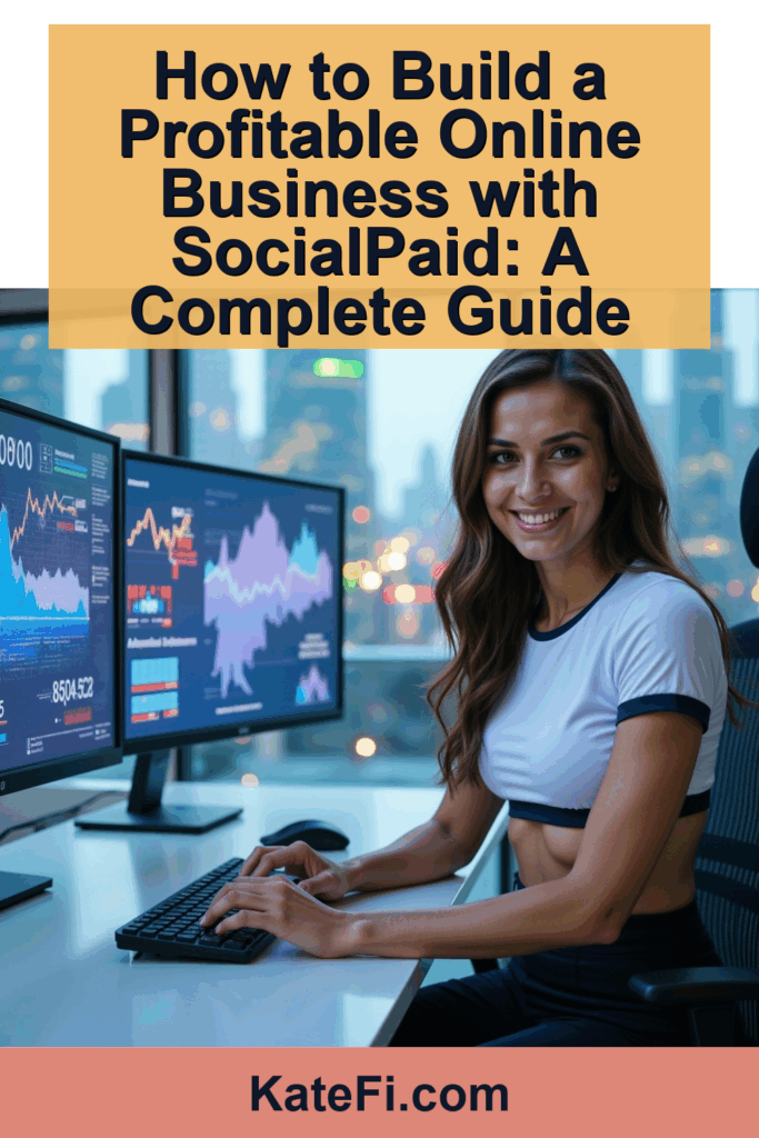 How to Build a Profitable Online Business with SocialPaid: A Complete Guide – Pinterest cover