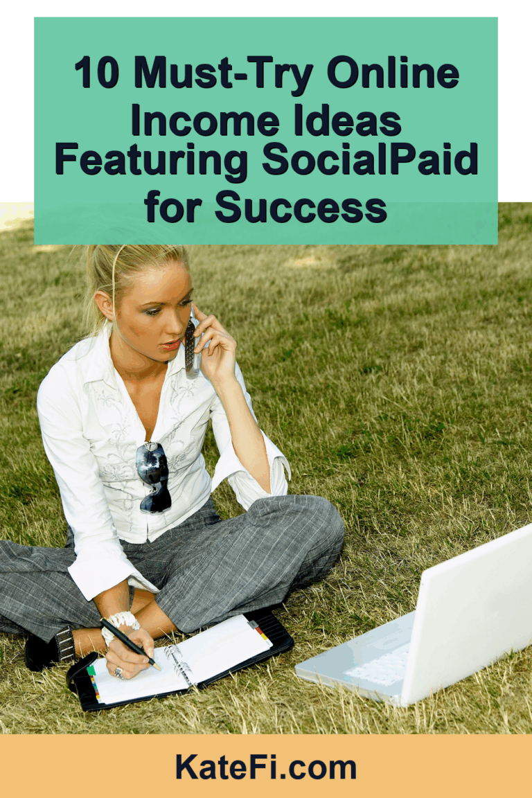 10 Must-Try Online Income Ideas Featuring SocialPaid for Success – Pinterest cover