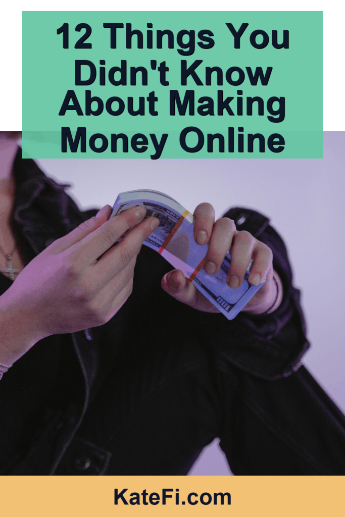 12 Things You Didn't Know About Making Money Online – Pinterest cover