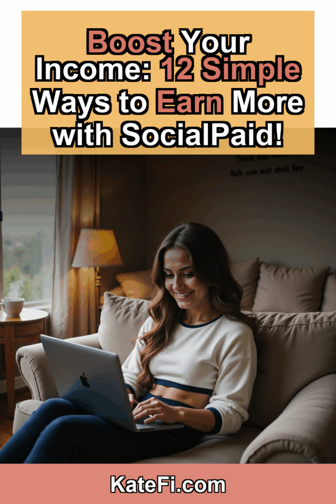 12 Easy Ways to Increase Your Earnings Using SocialPaid Today – Pinterest cover