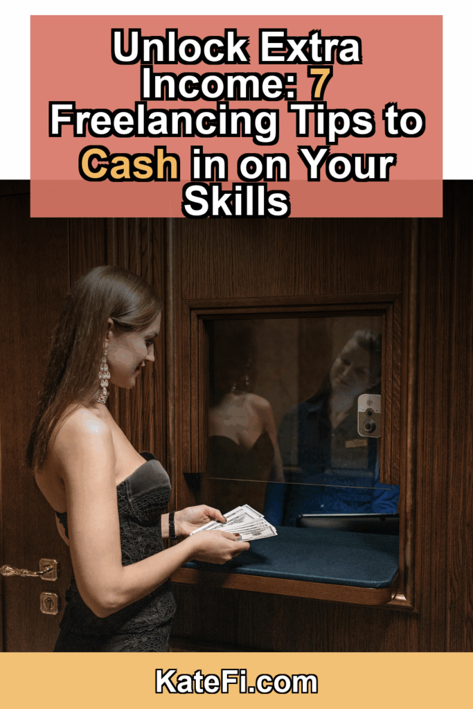 How to Turn Your Skills into Cash: Freelancing Tips for Beginners – Pinterest cover