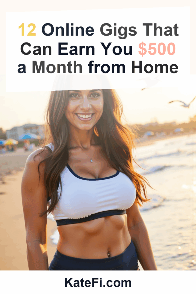 12 Online Gigs That Can Earn You $500 a Month from Home – Pinterest cover