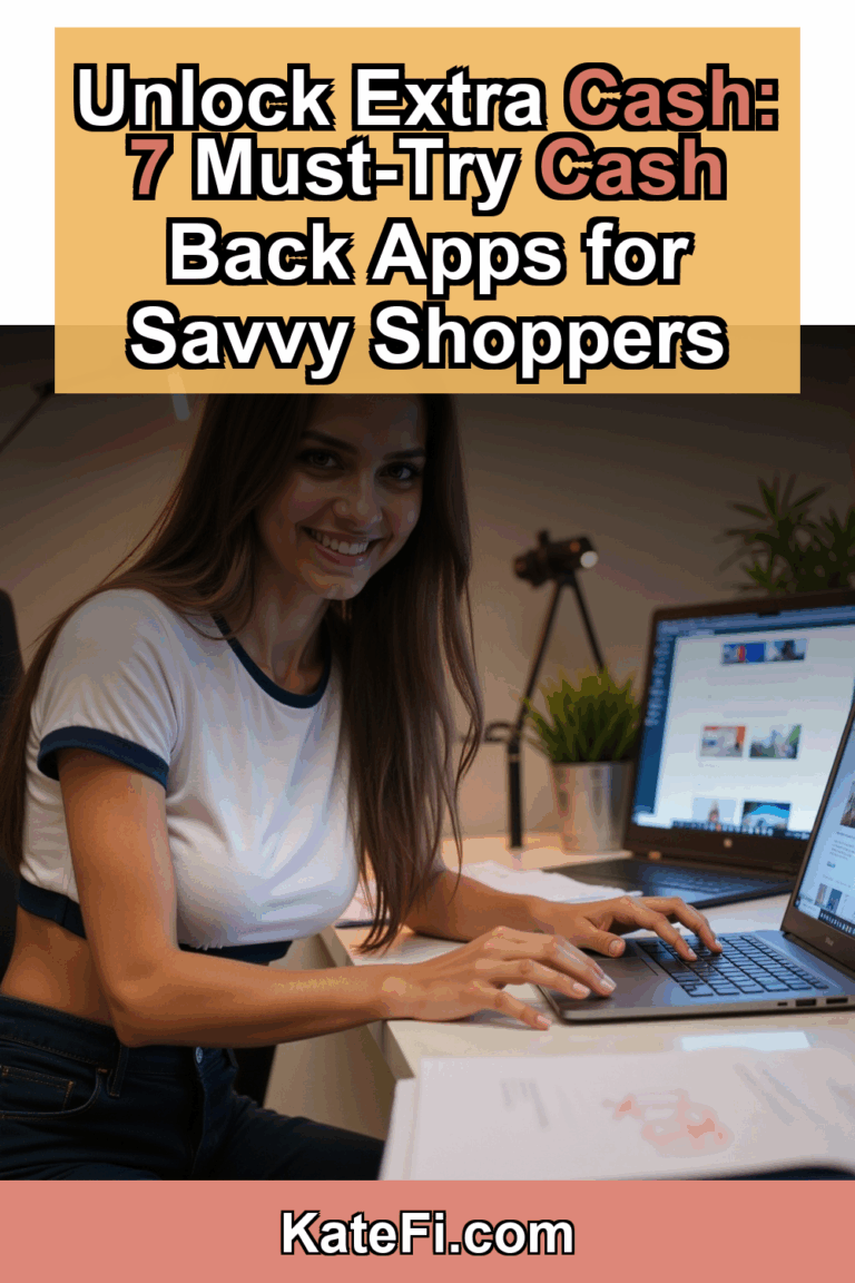 A Beginners Guide to Cash Back Apps: Save and Earn While You Shop – Pinterest cover