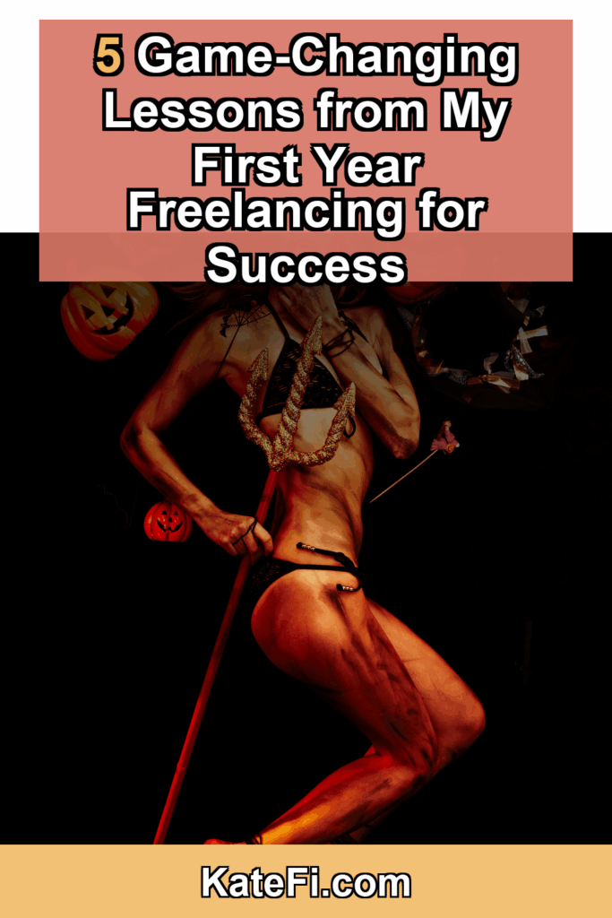 5 Lessons I Learned from My First Year as a Freelancer – Pinterest cover