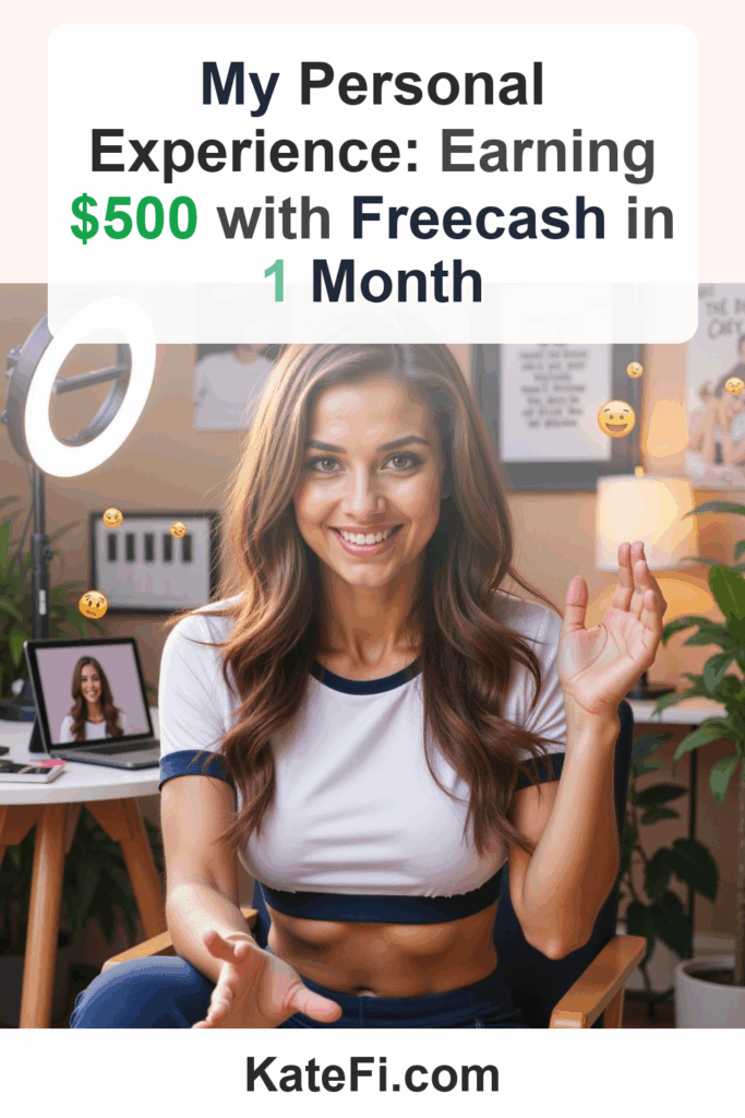 My Personal Experience: Earning $500 with Freecash in 1 Month – Pinterest cover