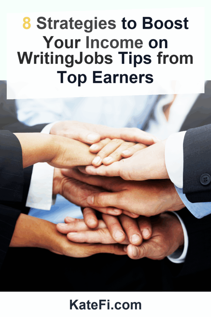 8 Strategies to Boost Your Income on WritingJobs Tips from Top Earners – Pinterest cover