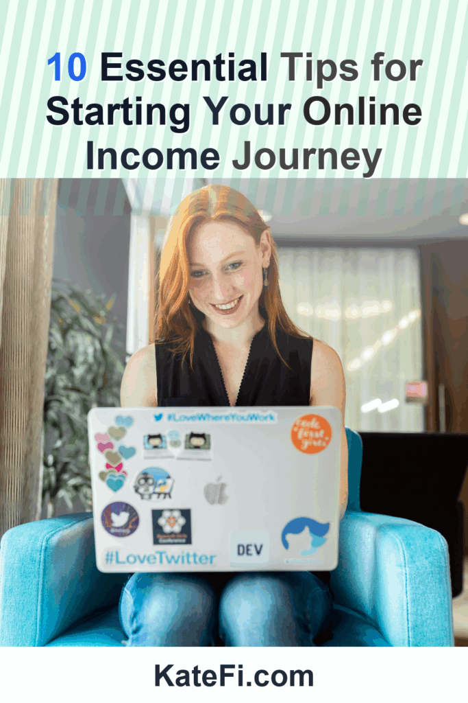 10 Essential Tips for Starting Your Online Income Journey – Pinterest cover