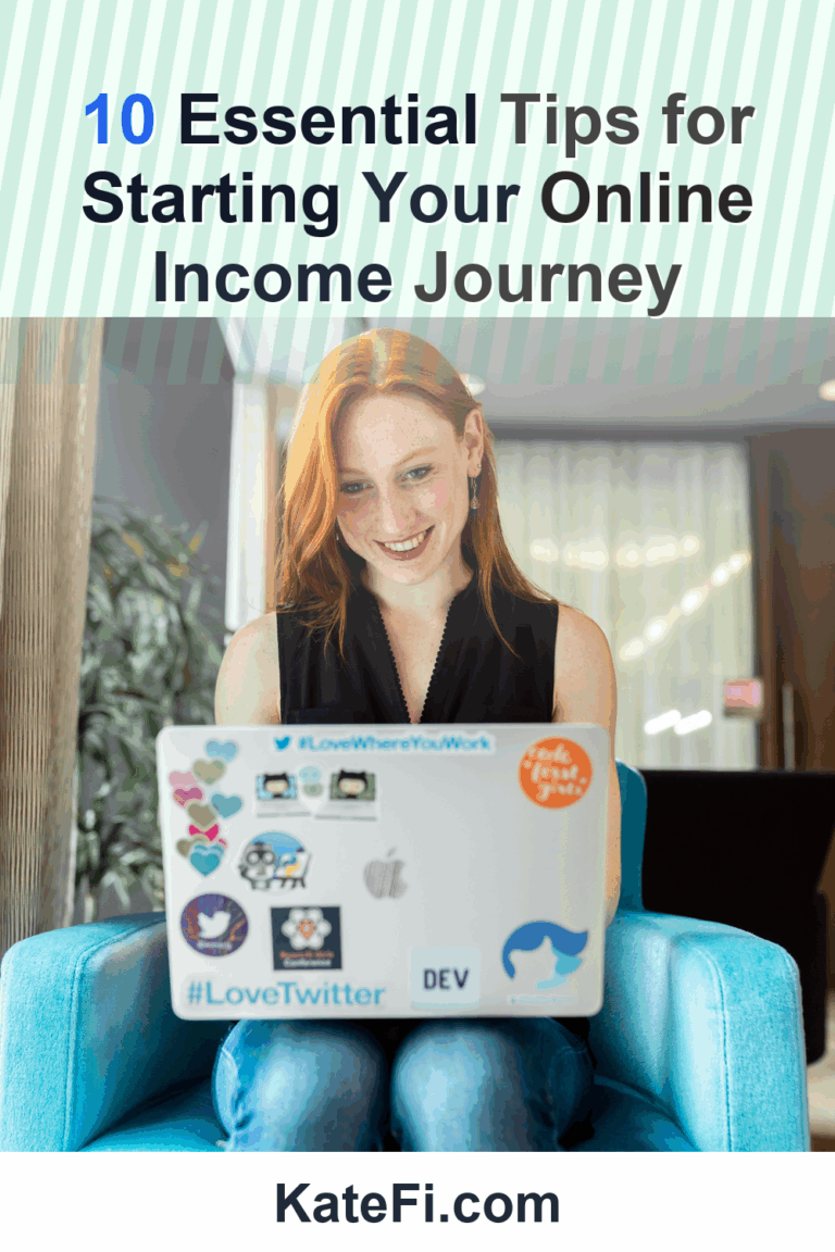 10 Essential Tips for Starting Your Online Income Journey – Pinterest cover