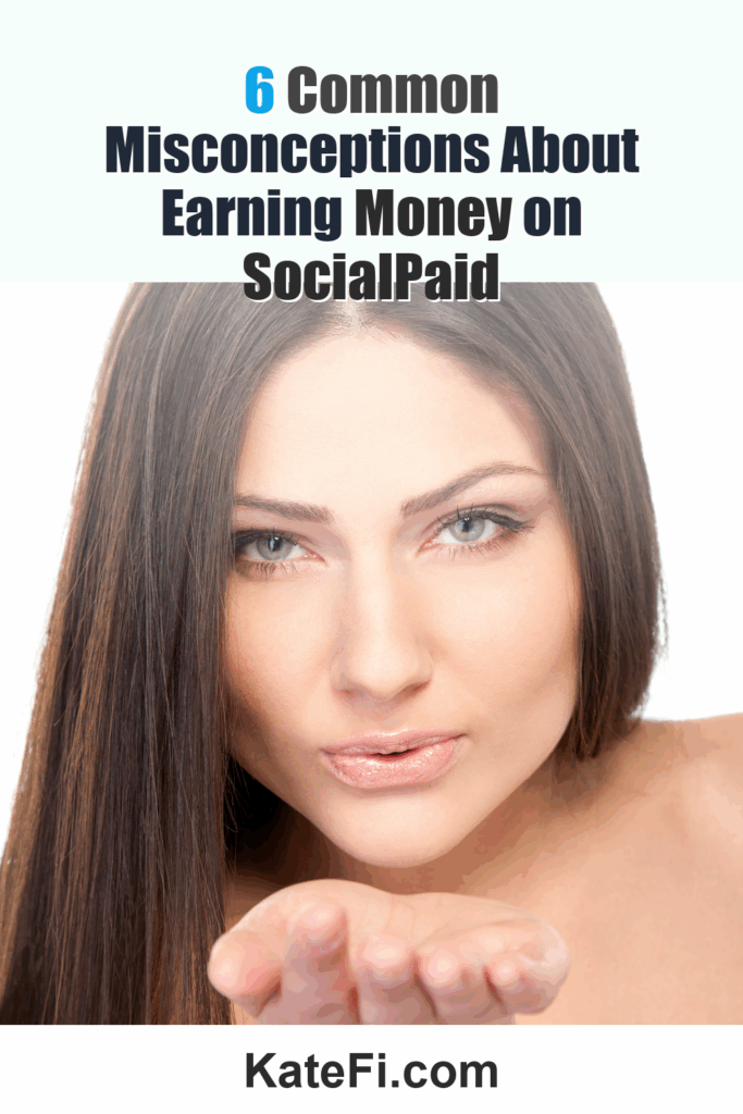6 Common Misconceptions About Earning Money on SocialPaid – Pinterest cover