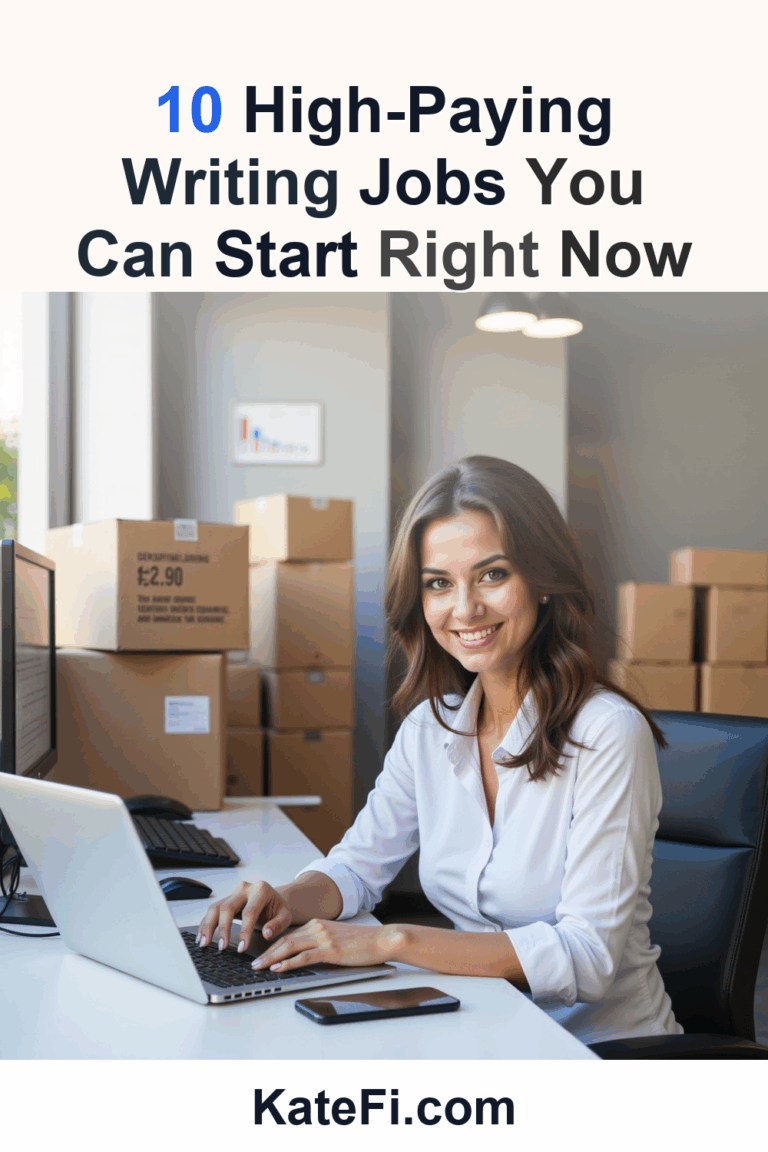 10 High-Paying Writing Jobs You Can Start Right Now – Pinterest cover