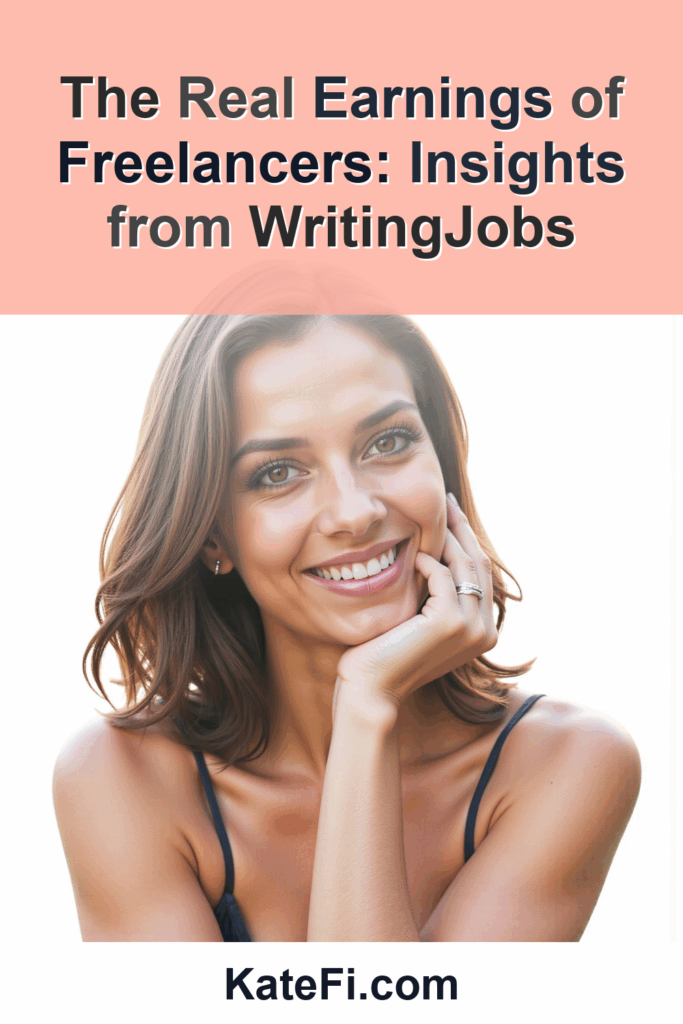 The Real Earnings of Freelancers: Insights from WritingJobs – Pinterest cover
