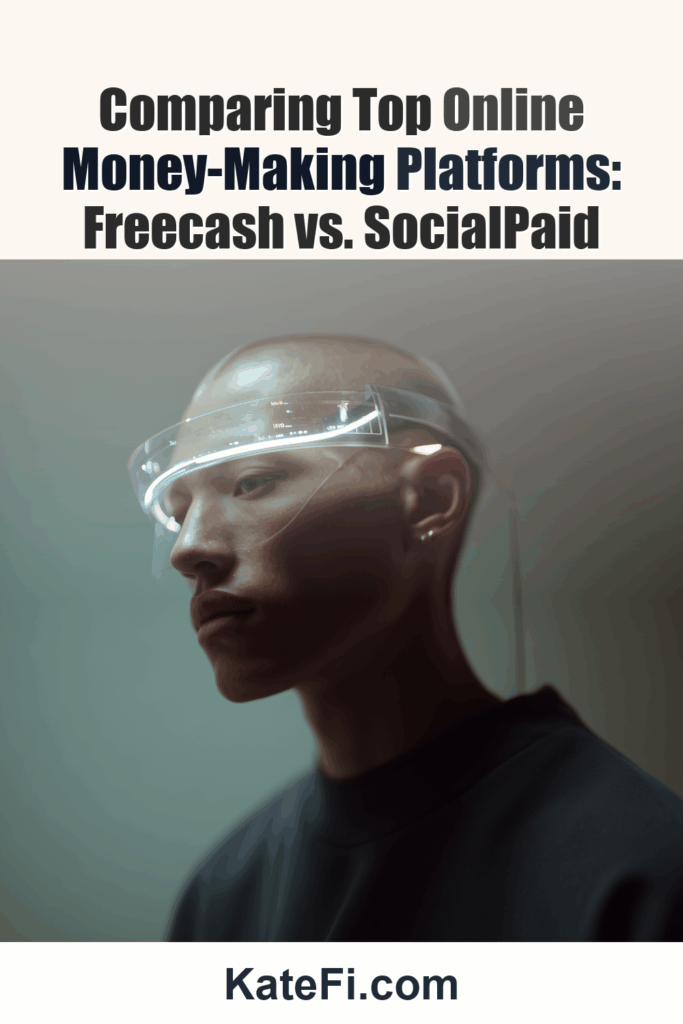Comparing Top Online Money-Making Platforms: Freecash vs. SocialPaid – Pinterest cover