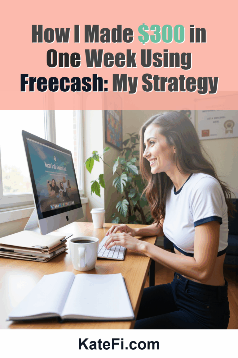 How I Made $300 in One Week Using Freecash: My Strategy – Pinterest cover
