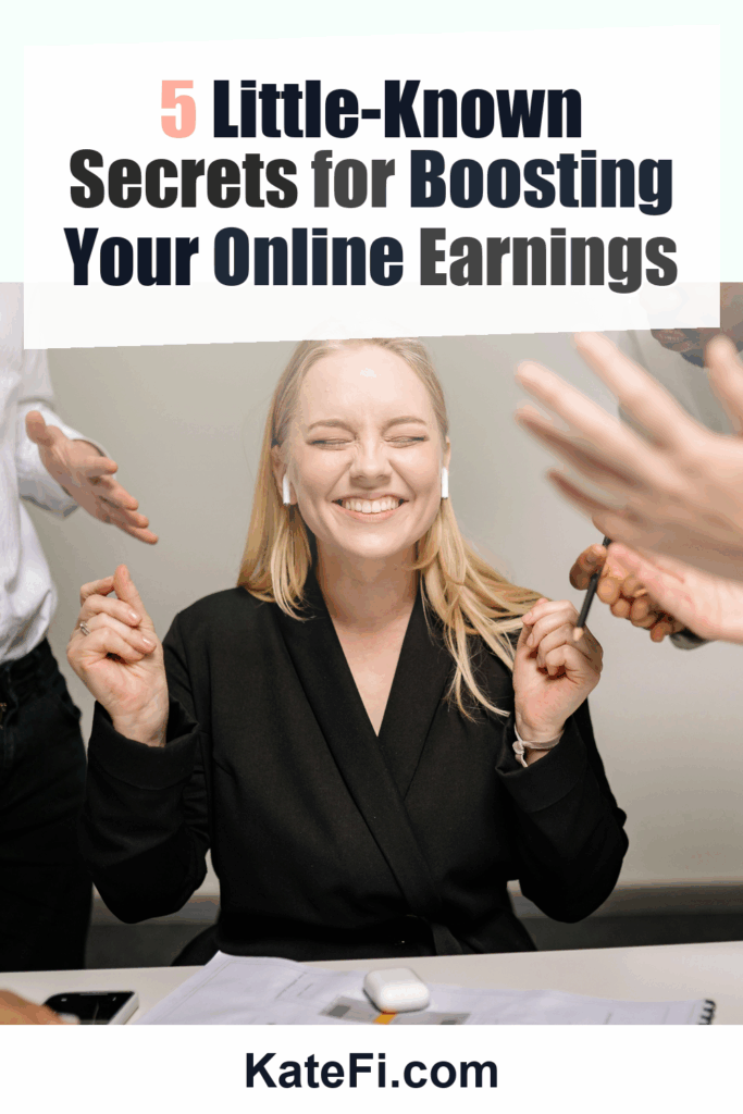 5 Little-Known Secrets for Boosting Your Online Earnings – Pinterest cover