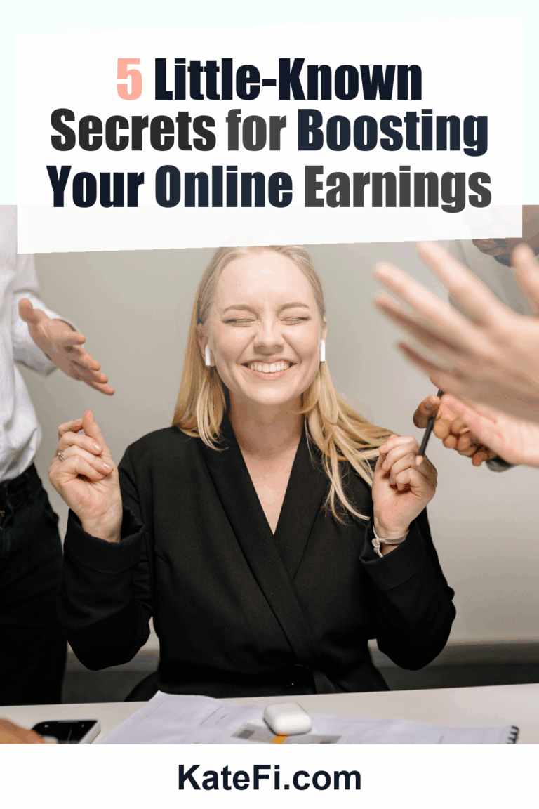 5 Little-Known Secrets for Boosting Your Online Earnings – Pinterest cover