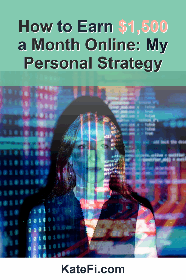 How to Earn $1,500 a Month Online: My Personal Strategy – Pinterest cover