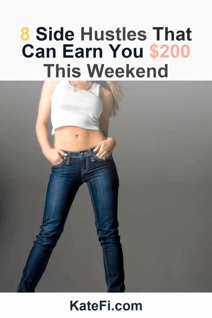 8 Side Hustles That Can Earn You $200 This Weekend – Pinterest cover
