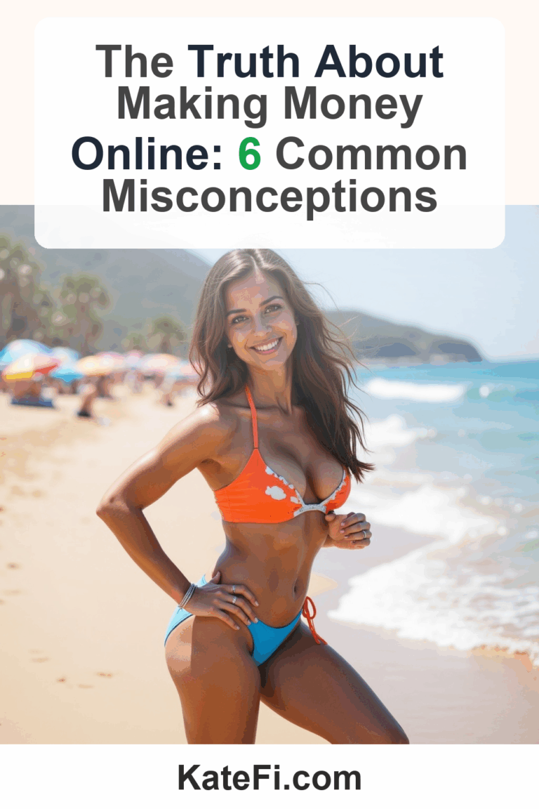 The Truth About Making Money Online: 6 Common Misconceptions – Pinterest cover
